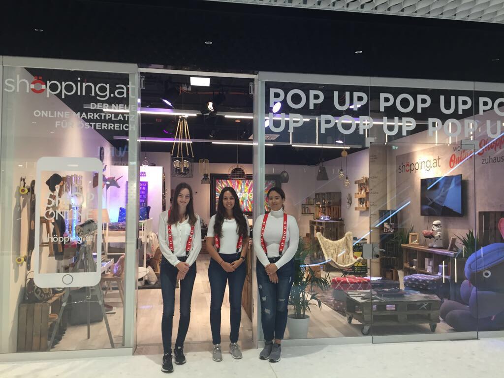 Shöpping.at Pop Up Store Eröffnung mit cinnamon Hospitality & Promotion, Bildrechte: @cinnamon GmbH